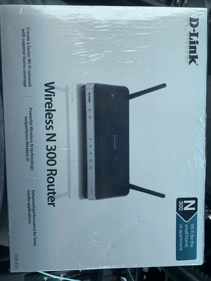 Brand New Factory sealed D-Link DIR-615 300 Mbps 4-Port 10/100 Wireless N Router - Image 1 of 2