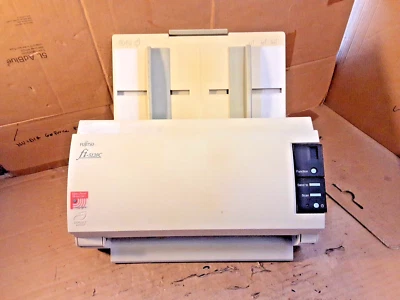 Fujitsu FI-5120C Duplex Color Scanner with Trays For Parts Or Repair  - Image 1 of 4