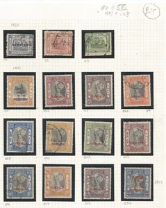 Jaipur (Indian Feuditory State)  1928-47 GV & GVI mint & used selection of 15 - Picture 1 of 1