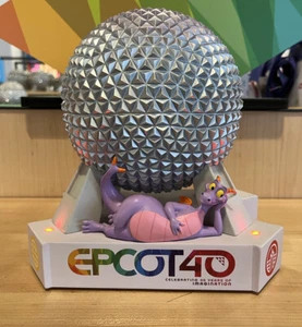 2022 Disney Parks Epcot 40th Anniversary Spaceship Earth Figment Figure Light Up - Picture 1 of 5