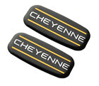 2x Cheyenne Cab Emblem Right  Left Badge Roof Pillar For 88-07 Silverado yellow