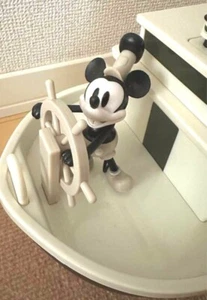 Tokyo Disney Resort Steamboat Willie Palomitas Cubo Kawaii Mickey Mouse pitidos - Imagen 1 de 6