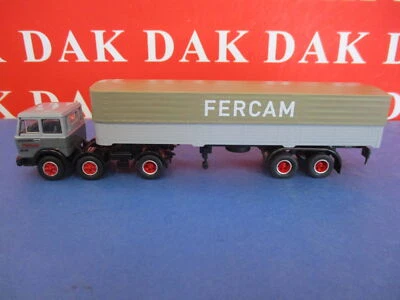 1/87 Modellino Camion Truck Fiat 691 T Fercam by Brekina - Immagine 1 di 4
