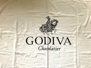 Godiva Chocolatier Chocolate Beach Towel White 38" x 60" Towels Plus Clean - Picture 1 of 3