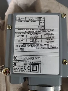 SQUARE D 9012GAW-22 SER. C 1-40PSI NSNP - Picture 1 of 3