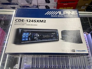 ALPINE CDE-124SXM2 CD RECEIVER WITH INCLUDED TUNER *CLASSIC* - Picture 1 of 6