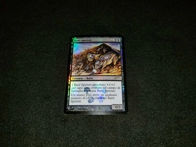 MTG 1x Promo black uncommon MP Italian FOIL Relentless Rats - ships w/ tracking - Image 1 of 4