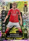 N.405  Andreas Schjelderup SL Benfica Next Gen - Card Match Attax 2023/24 Topps