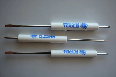 Promotional Matco tools pocket screwdriver  flat tip & phillips top 3 pc lot kit - Image 1 of 4