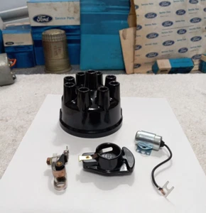 1949- 1953 Ford Flathead V8 Tune Up Kit Cap Rotor Points Condenser - Picture 1 of 6