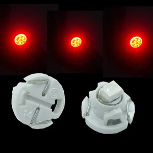 10x RED T4.2 Car Dashboard Instrument Panel Cluster Gauge LED Lights Bulb 12V - Picture 1 of 5
