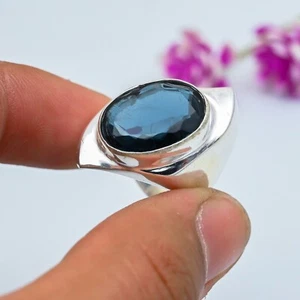 Beautiful Alexandrite Gemstone Ring 925 Sterling Silver Handmade Jewelry Rings - Picture 1 of 5