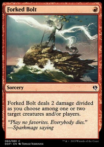 FORKED BOLT NM Zendikar vs Eldrazi MTG Red - Sorcery Com - Picture 1 of 1