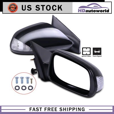 Par de espejos retrovisores exteriores laterales con señal de giro eléctrico para Scion TC 2005-2010 Foto 1 de 3