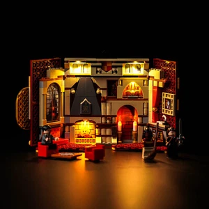 LocoLee LED Licht Kit für Lego 76409 Gryffindor Haus Banner kreative Beleuchtung - Bild 1 von 13