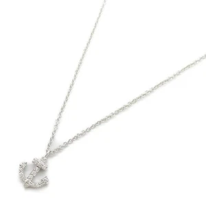 TIFFANY & CO Ancla Diamante Collar Colgante 18KWG Oro Blanco Usado Mujeres - Imagen 1 de 7