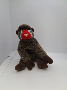 Vintage TY Beanie Babies Cheeks the Baboon Retired Soft Plush Toy 1999 (H9) - Picture 1 of 6