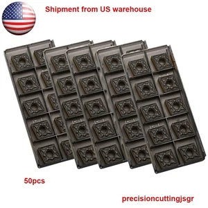 50 Stück CNMG 432 PM 4225 CNMG 120408-PM 4225 Bicolor Stahl durch Drehen eingelegt - Bild 1 von 7