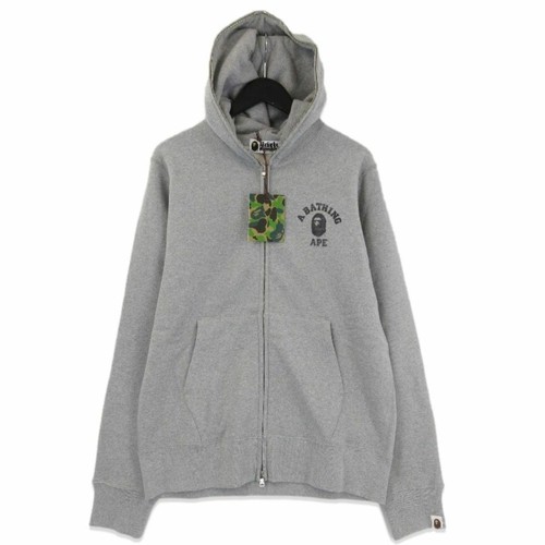 A BATHING APE (BAPE) Felpa con cappuccio e zip Abasing Ape 001Zpk801002M 71012472