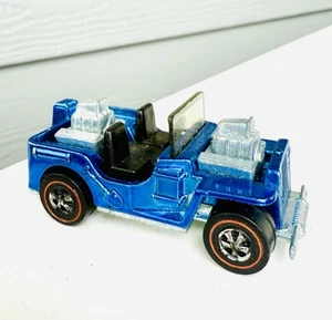 Hot Wheels Redline 1971 Grass Hopper Jeep US Blue Original HTF Color - Picture 1 of 12