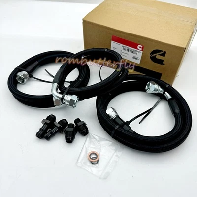 48RE Transmission Cooler Hoses Lines For Cummins 03-07 Dodge Ram 2500 3500 5.9L - Image 1 of 4