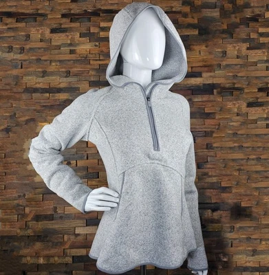 Женская флисовая толстовка с капюшоном Lululemon размер 8 функциональная серая 1/2 на молнии - Изображение 1 из 4