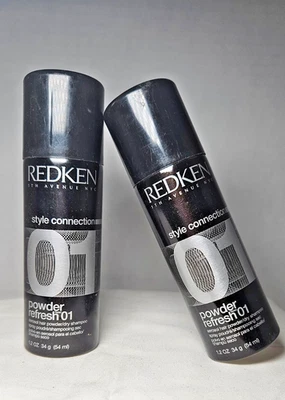 REDKEN Style Connection Powder Refresh01 Aerosol Hair Powder/Dry Shampoo 1oz *2 - Image 1 of 2