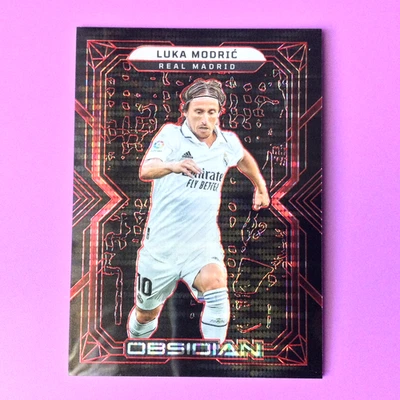 2022 Panini Obsidian Electric Etch Red Pulsar /30 Luka Modric #173 Real Madrid - Image 1 of 2