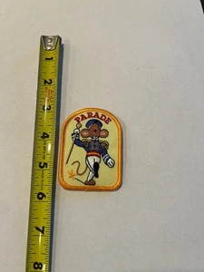 Girl Scouts Parade Position Patch Embroidered Yellow Border - Picture 1 of 2