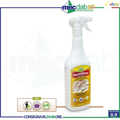 CISA ADRIATICA Disabituante Rettili Gechi e Lucertole 750ML Per Muri e Superfici - Cisa