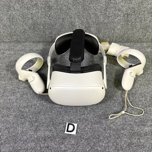 Oculus Meta Quest 2 All-in-One VR Gaming Headset White 64GB 2 Controllers Tested - Picture 1 of 12