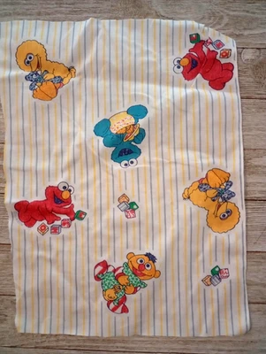 Sesame Street Babies Big Bird Bert Sewing Fabric Crafting Piece 11" x 8.5" - Image 1 of 2