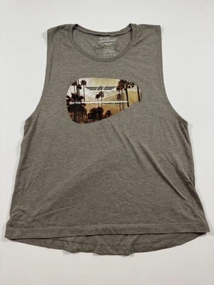 Titleist Tank Top Mens L Vokey SM9 Palm Trees Graphic Taupe Sleeveless Golf - Image 1 of 4