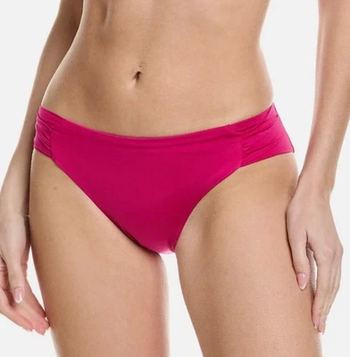 Trina Turk Women's Monaco Shirred Hipster Bikini Bottoms Sangria, Size 12, $78 - Изображение 1 из 4