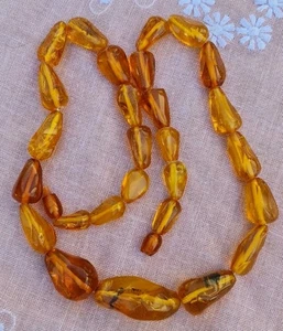  Baltischer Bernstein Butterscotch Halskette 57 Gramm  - Bild 1 von 16