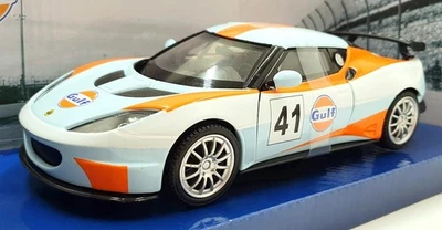 Motor Max 1/24 Scale Diecast 79660 - Lotus Evora GT4 - Gulf - Image 1 of 4