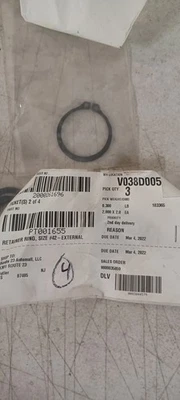 ANILLO RETENEDOR AM GENERAL, TAMAÑO #42 EXTERNO, MV-1 (PAQUETE DE 4) PT001655 Foto 1 de 2