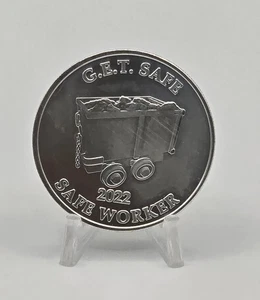 2022 SAFE WORKER G.E.T SAFE 1oz .999 Silver Sibanye Stillwater Round - Picture 1 of 4