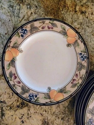 4 cuencos de pasta sopa con borde MIKASA INTAGLIO COSECHA JARDÍN CAC29 9 3/8" Foto 1 de 4