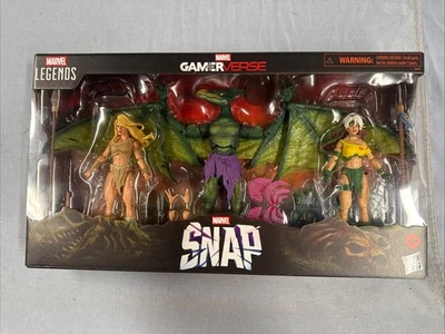 Paquete de 3 Hasbro Marvel Legends Series Gameverse Savage Land exclusivo de la SDCC 2025 Foto 1 de 4