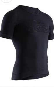 X-Bionic ENERGIZER 4.0 Men's Black Short Sleeve Gym Compression Top- Size Large - Picture 1 of 11