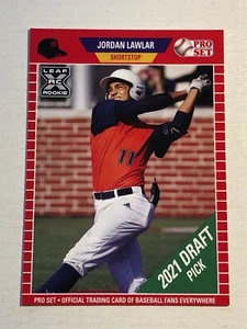 2021 Pro Set Baseball Red Parallel Jordan Lawlar Base (XRC) PS35 - Picture 1 of 1