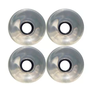 Longboard Cruiser Skateboard High Rebound Wheels + ABEC-7 Speed Bearings CLEAR - Picture 1 of 2