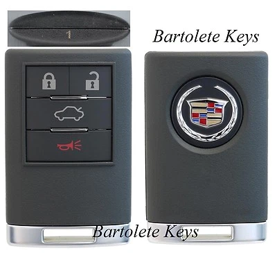 OEM Keyless Entry Remote Car Key Fob  Fits 2008 2009 2010 Cadillac CTS DTS STS - Image 1 of 4
