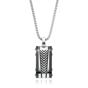 Tensity Stainless Steel Dog Tag Necklace - Picture 1 of 1