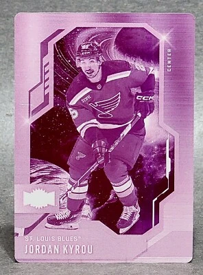 2024-25 Skybox Metal Universe Printing Plate Magenta #7 Jordan Kyrou 1/1 - Image 1 of 2