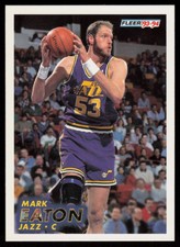 1993-94 Fleer #207 MARK EATON Utah Jazz