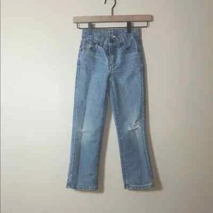 Sonoma Goods For Life Straight Leg Slim Distressed Boys Jeans Size 7 - Picture 1 of 8
