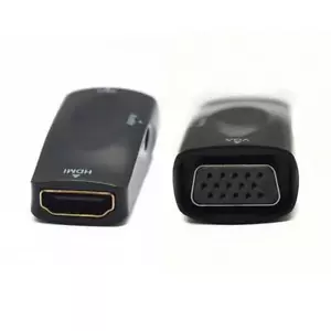 HDMI ZU VGA Signal Konverter Adapter für Laptop PC Monitor Projektor mit Audio - Bild 1 von 4