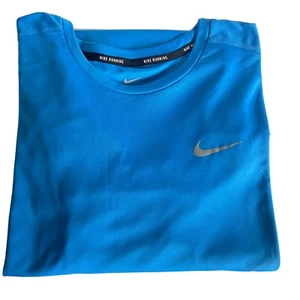 Men’s Blue XL Short Sleeve Nike Running Dri-Fit Shirt New With Tags - Picture 1 of 7